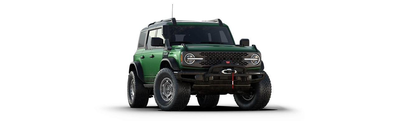 Ford Bronco Everglades 2024, SUV 4x4 equipada para off-road extremo en Color Verde Jungla