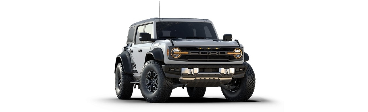Ford Bronco Raptor 2024, la Camioneta SUV Todoterreno en Color Blanco Tundra