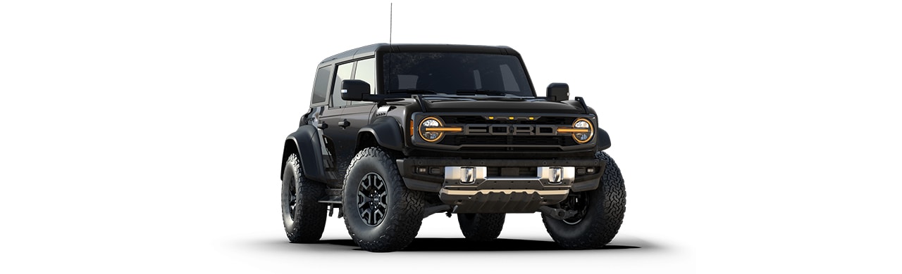 Ford Bronco Raptor 2024, la Camioneta SUV Todoterreno en Color Negro Basalto