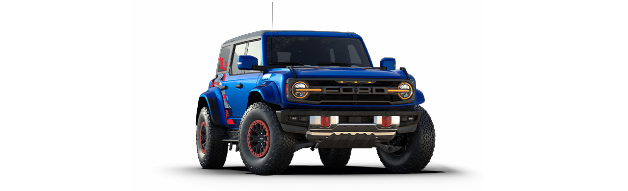 Ford Bronco Raptor Code Orange 2024, Camioneta SUV 4x4 Color Azul Litoral