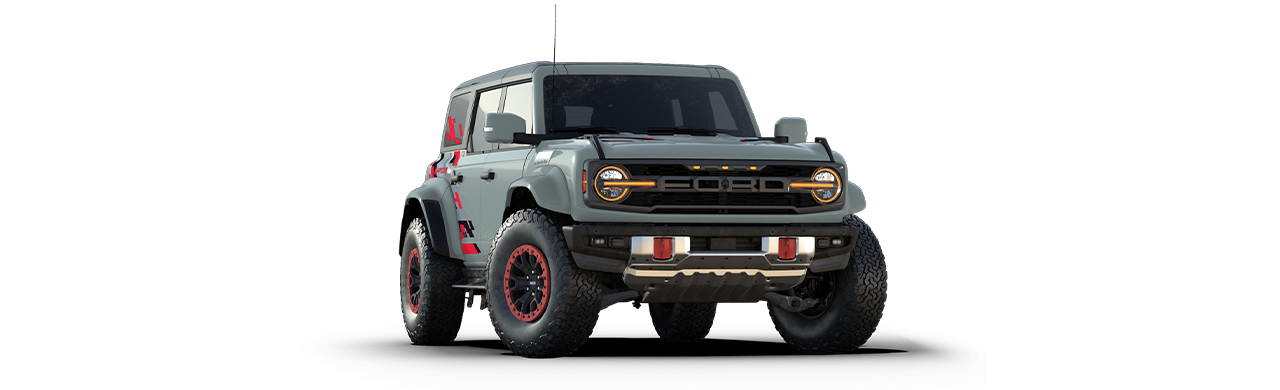 Ford Bronco Raptor Code Orange 2024, Camioneta SUV 4x4 Color Gris Ártico