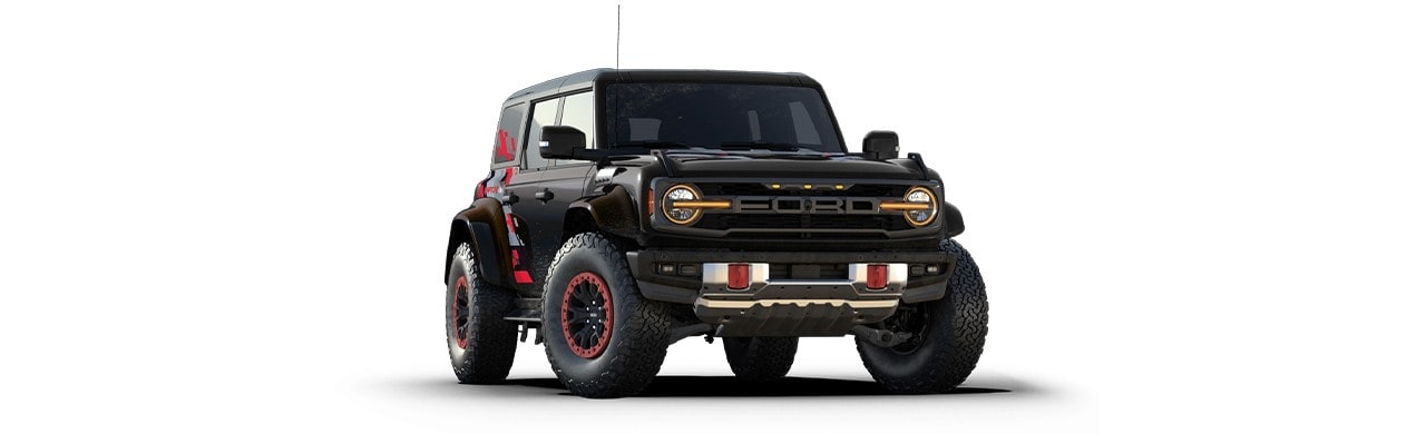 Ford Bronco Raptor Code Orange 2024, Camioneta SUV 4x4 Color Negro Basalto