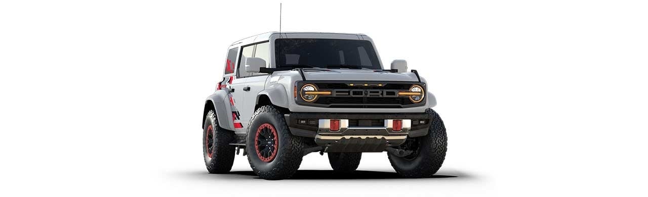 Ford Bronco Raptor 2025, SUV Todoterreno de Gran Capacidad 4x4 Color Blanco Tundra