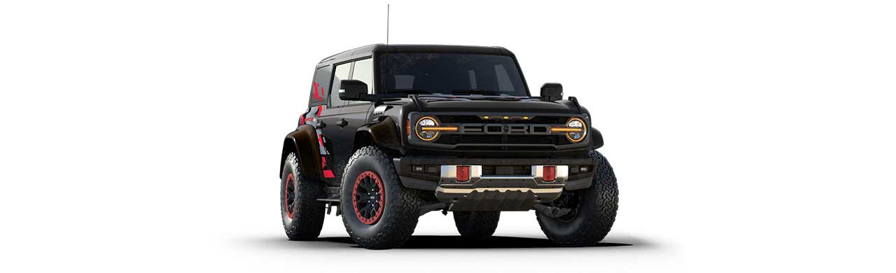Ford Bronco Raptor 2025, SUV Todoterreno de Gran Capacidad 4x4 Color Negro Basalto