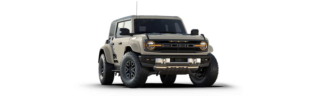 Ford Bronco Raptor 2025, SUV Todoterreno de Gran Capacidad 4x4 Color Arena