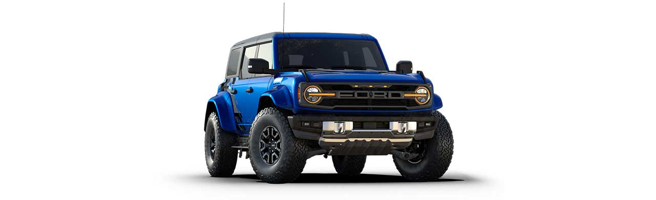 Ford Bronco Raptor 2025, SUV Todoterreno de Gran Capacidad 4x4 Color Azul Litoral