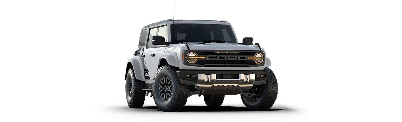 Ford Bronco Raptor 2025, SUV Todoterreno de Gran Capacidad 4x4 Color Blanco Tundra