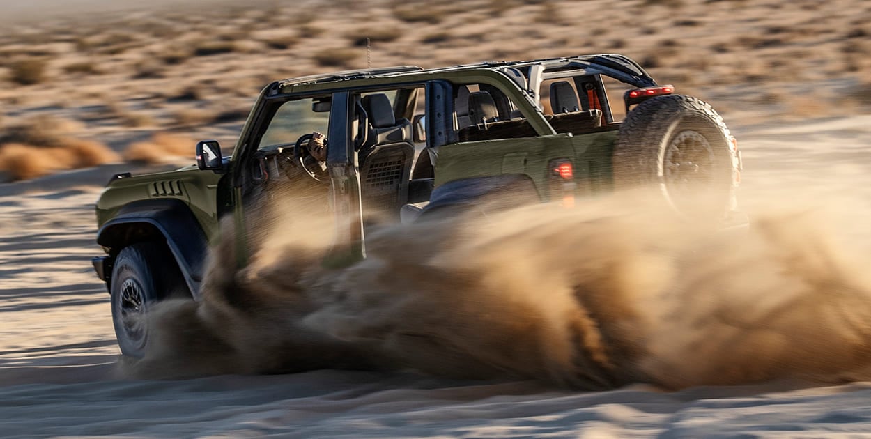 Ford Bronco Raptor 2025 equipa desconexión de Eje Delantero que permite un mayor desempeño Off-Road