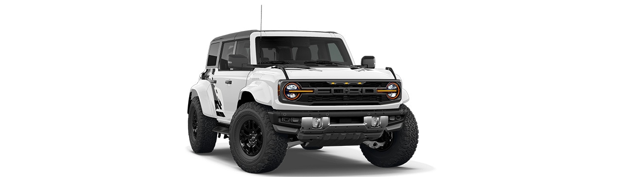 Ford Bronco Raptor 2026, SUV Todoterreno de Gran Capacidad 4x4 Color Blanco Tundra