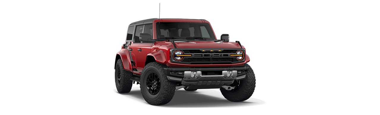 Ford Bronco Raptor 2026, SUV Todoterreno de Gran Capacidad 4x4 Color Rojo Desierto