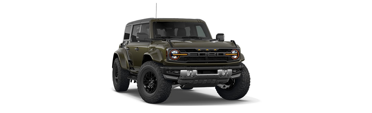 Ford Bronco Raptor 2026, SUV Todoterreno de Gran Capacidad 4x4 Color Verde Cieno