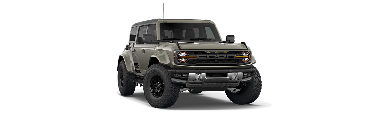 Ford Bronco Raptor 2026, SUV Todoterreno de Gran Capacidad 4x4 Color Verde Pantano