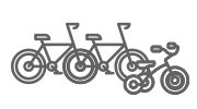Kit de Accesorios para Ciclismo en Familia de Ford Bronco Sport de 4 bicicletas