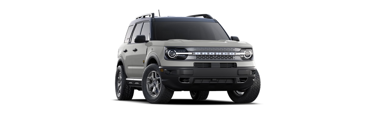 Apariencia Dinámica de la Camioneta SUV Ford Bronco Sport 2023 en Color Gris Ártico