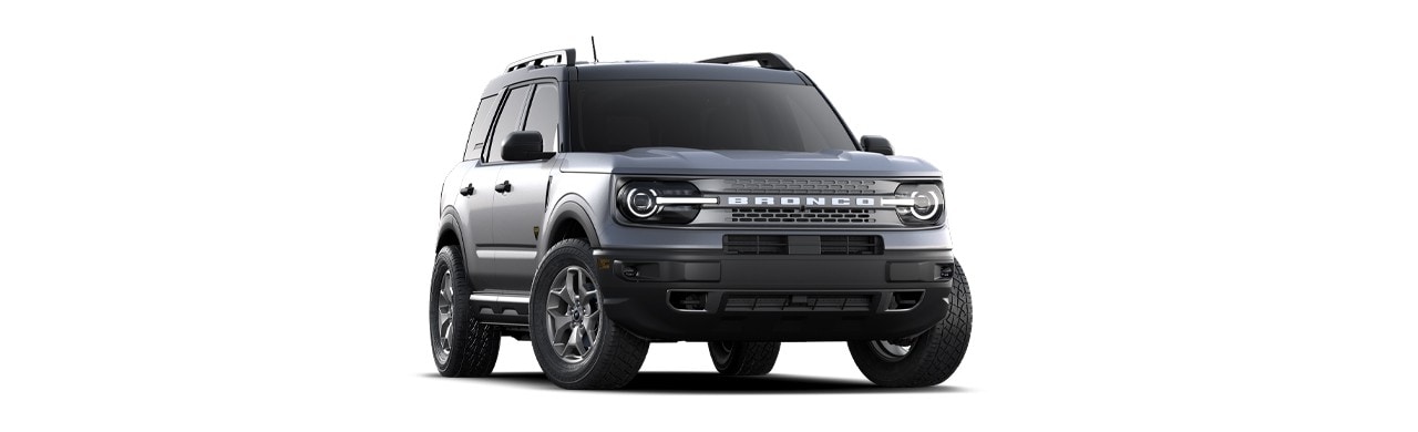 Apariencia Dinámica de la Camioneta SUV Ford Bronco Sport 2023 en Color Polar Plata