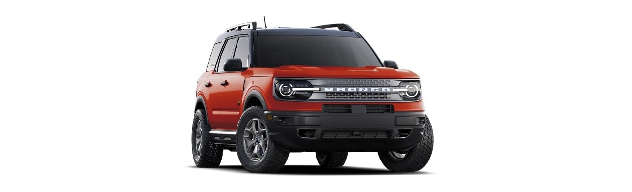 Apariencia Dinámica de la Camioneta SUV Ford Bronco Sport 2023 en Color Rojo Terracota