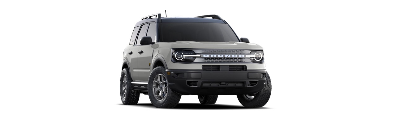 Apariencia Dinámica de la Camioneta SUV Ford Bronco Sport 2024 en Color Gris Ártico
