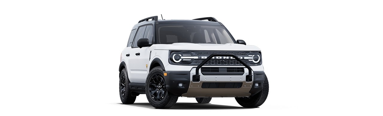 Blanco Tundra Ford Bronco Sport 2025, SUV Todoterreno de Gran Capacidad 4x4 Color Blanco Tundra