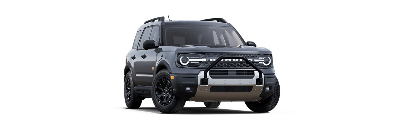 Gris Volcánico Ford Bronco Sport 2025, SUV Todoterreno de Gran Capacidad 4x4 Color Gris Volcánico