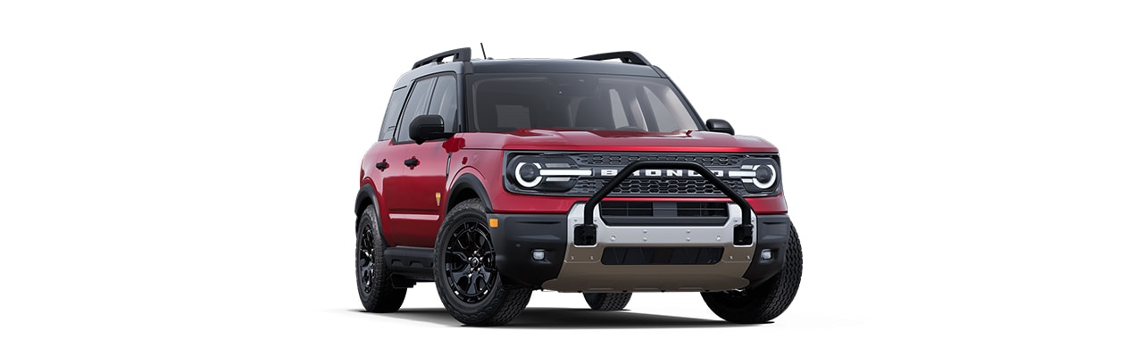 Rojo Desierto Ford Bronco Sport 2025, SUV Todoterreno de Gran Capacidad 4x4 Color Rojo Desierto