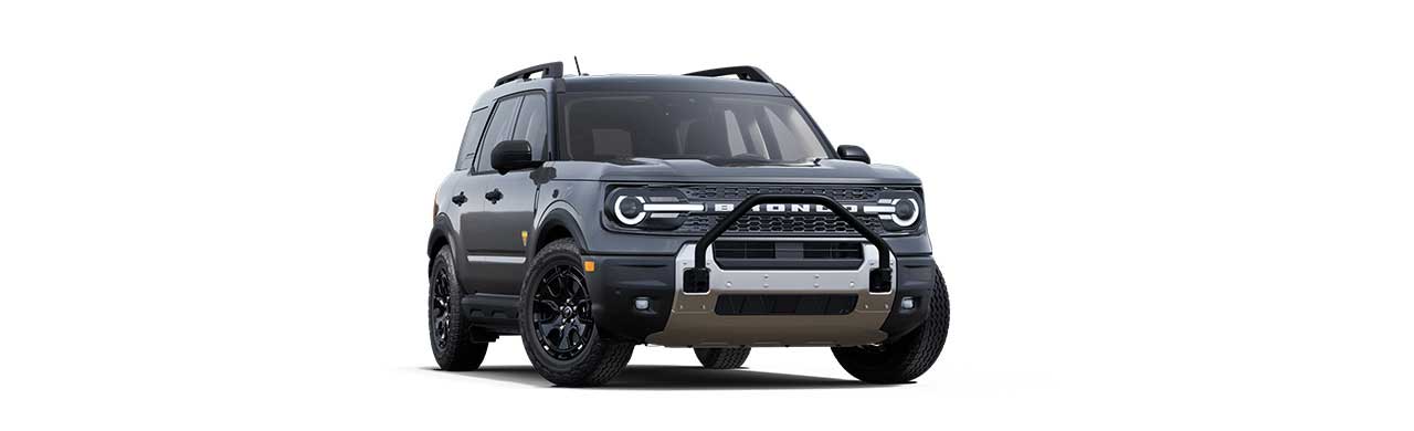 Ford Bronco Sport 2026, SUV Todoterreno de Gran Capacidad 4x4 Color Gris Carbono