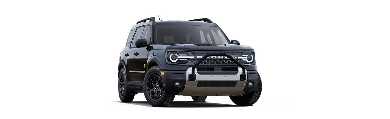 Ford Bronco Sport 2026, SUV Todoterreno de Gran Capacidad 4x4 Color Negro Basalto