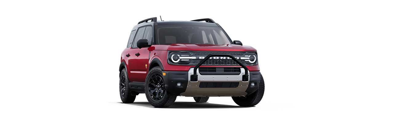 Ford Bronco Sport 2026, SUV Todoterreno de Gran Capacidad 4x4 Color Rojo Desierto