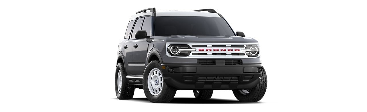 Camioneta SUV Off-Road Ford Bronco Sport Heritage 2023 Edición Especial en Color Gris Volcánico