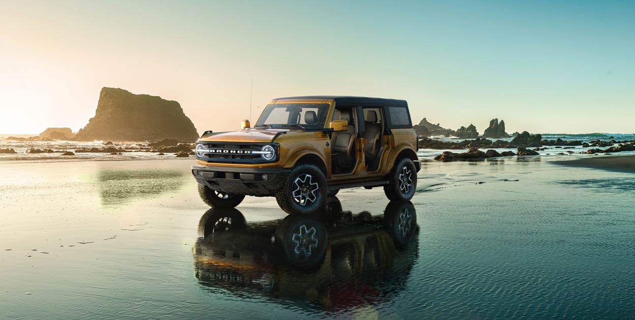 Ford Bronco 2021 en sus versiones 2 y 4 Puertas cuenta con pisos resistentes y duraderos