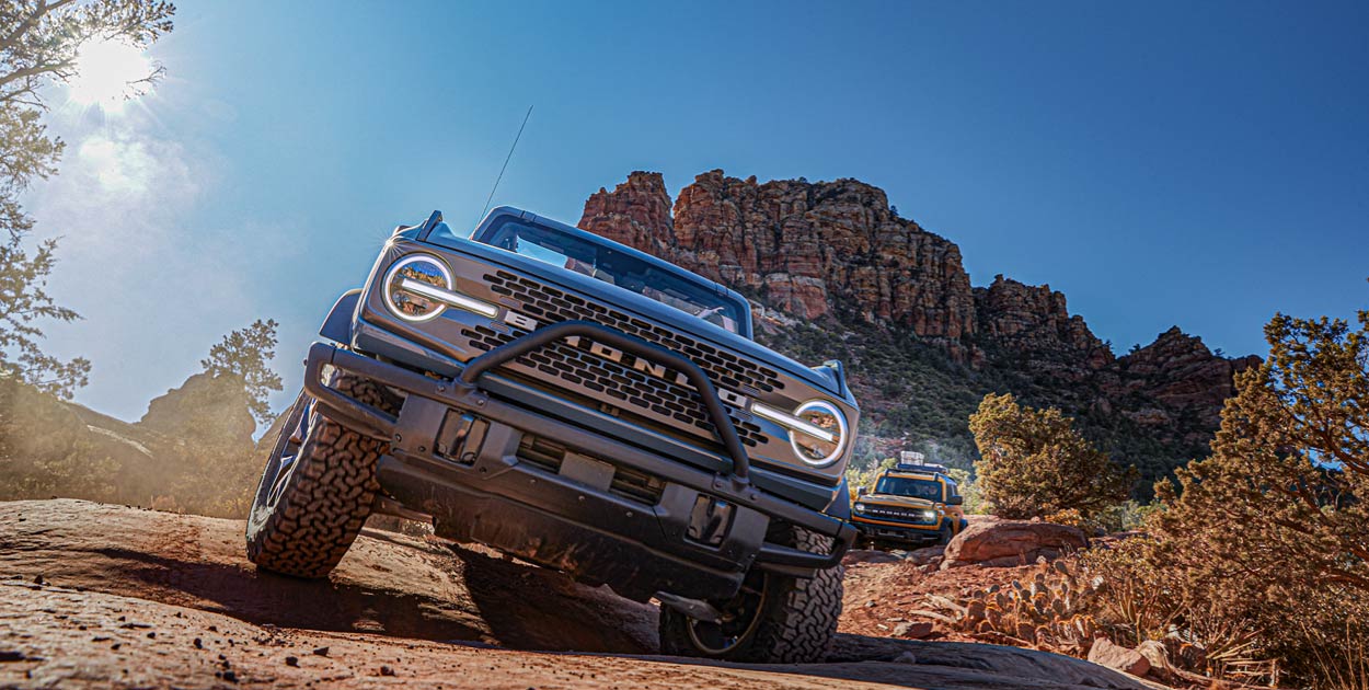 Tracción en Arena, nieve, terracería y Rocas con Neumáticos All Terrain de Ford Bronco 2021