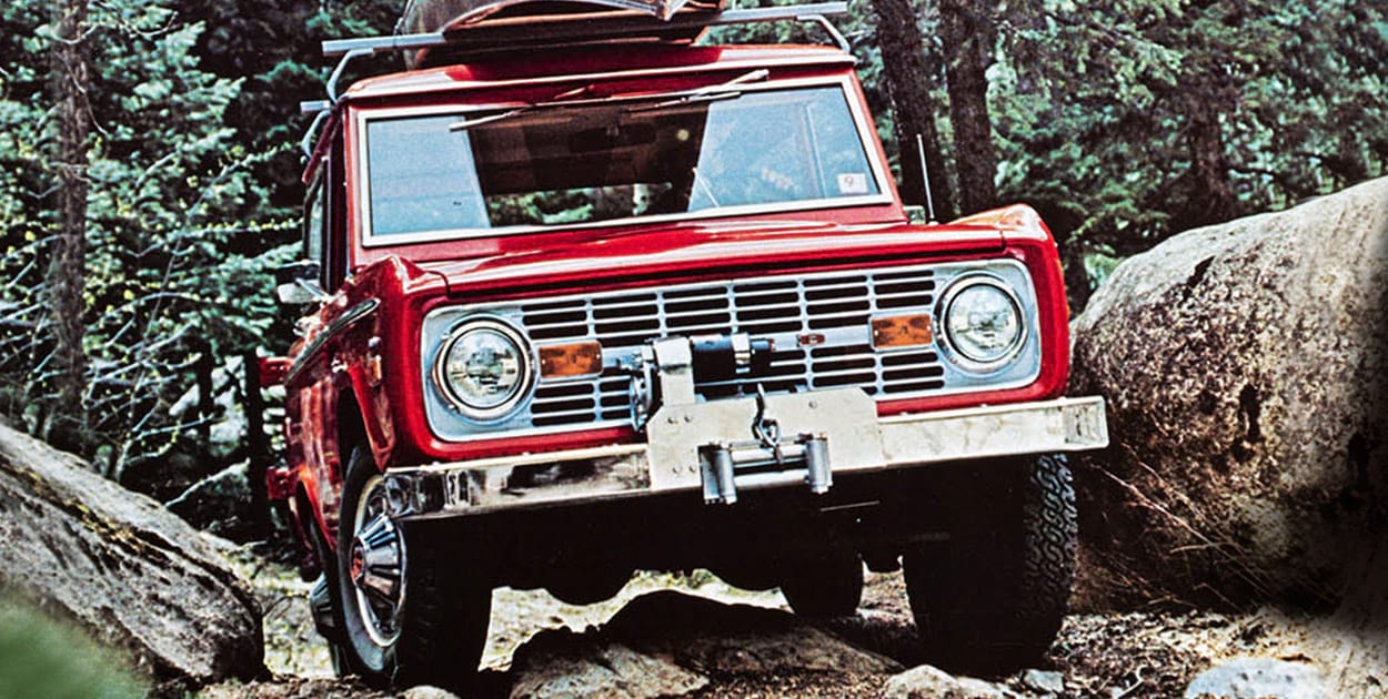 La camioneta offroad Ford Bronco ha ofrecido el diseño más intrépido en todas sus versiones