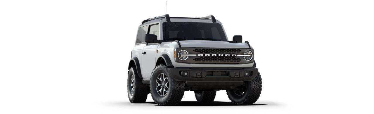 Ford Bronco 2022, el vehículo Todoterreno disponible en color Blanco Tundra