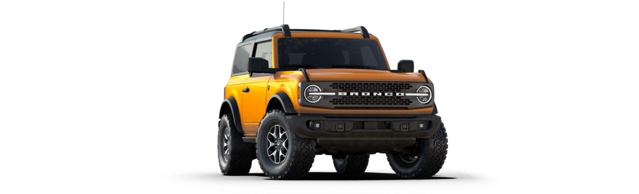 Ford Bronco 2022, el vehículo Todoterreno disponible en color Naranja Duna