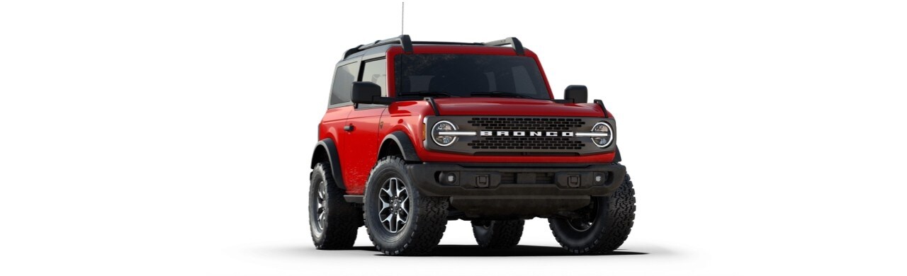 Ford Bronco 2022, el vehículo Todoterreno disponible en color Rojo Magma
