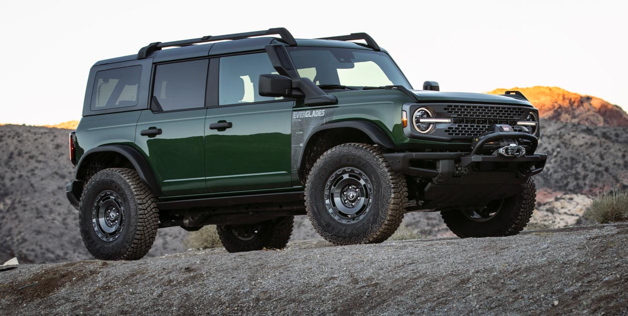 Seguridad Todoterreno en Camioneta SUV Ford Bronco 2022 Versión Everglades