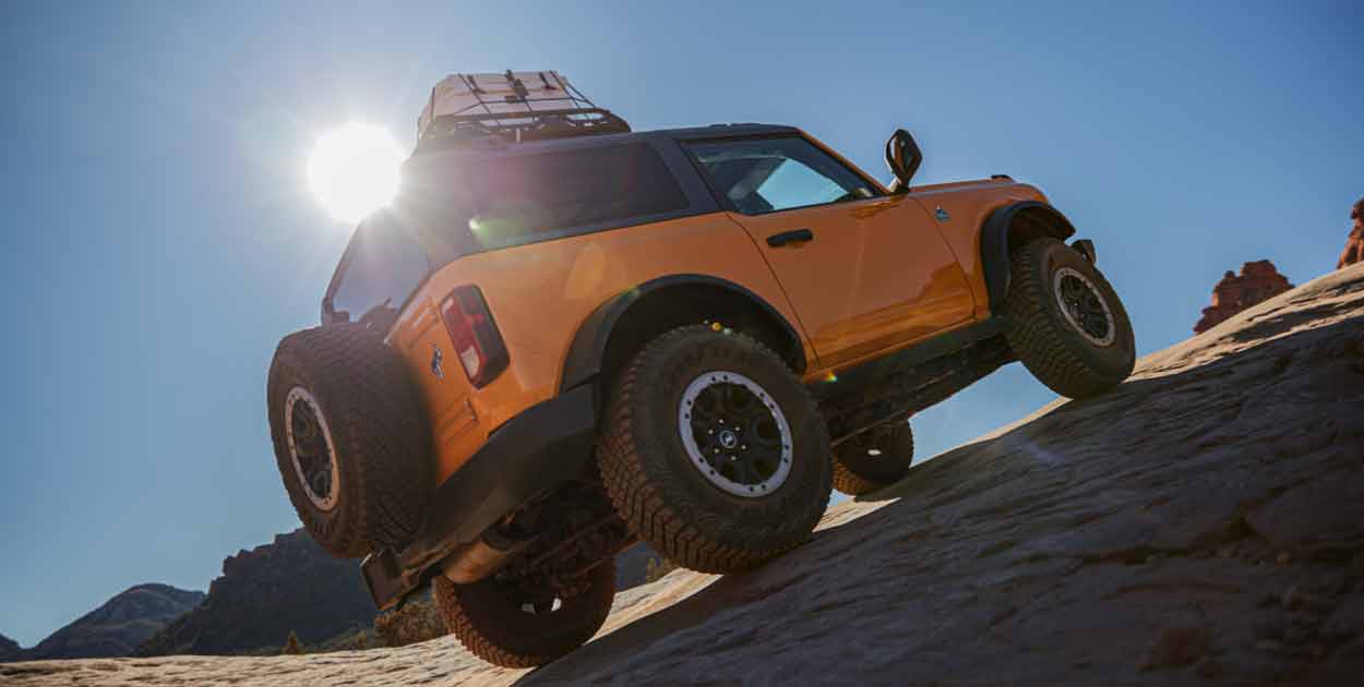 Asistencias de Conducción Todoterreno y Tecnología Equipadas en la SUV Ford Bronco 2022