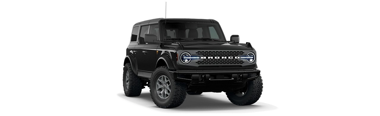 Ford Bronco 2026, SUV 4x4 de Gran Capacidad Off-Road Color Negro Basalto