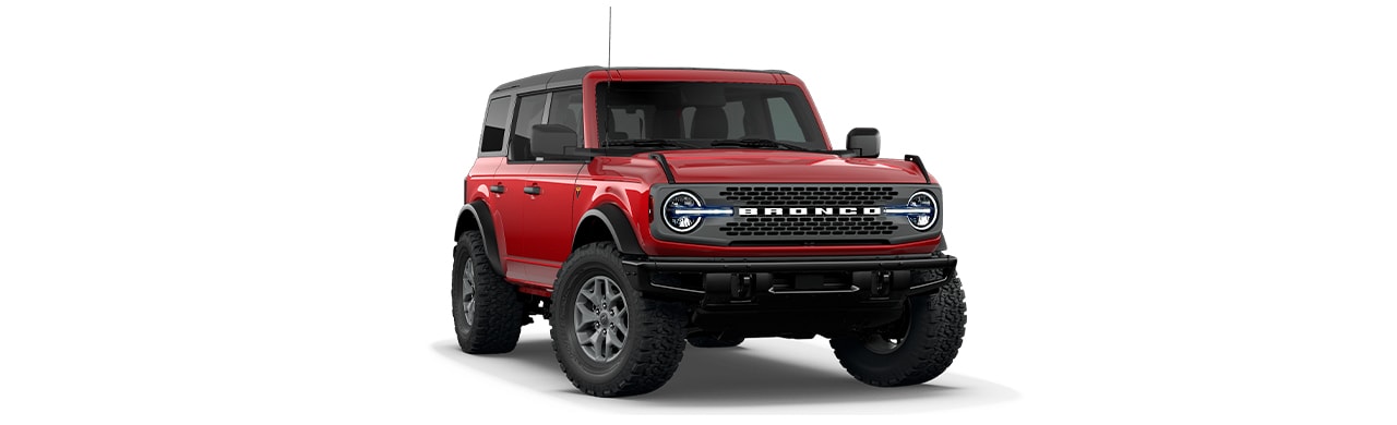 Ford Bronco 2026, SUV 4x4 de Gran Capacidad Off-Road Color Rojo Desierto