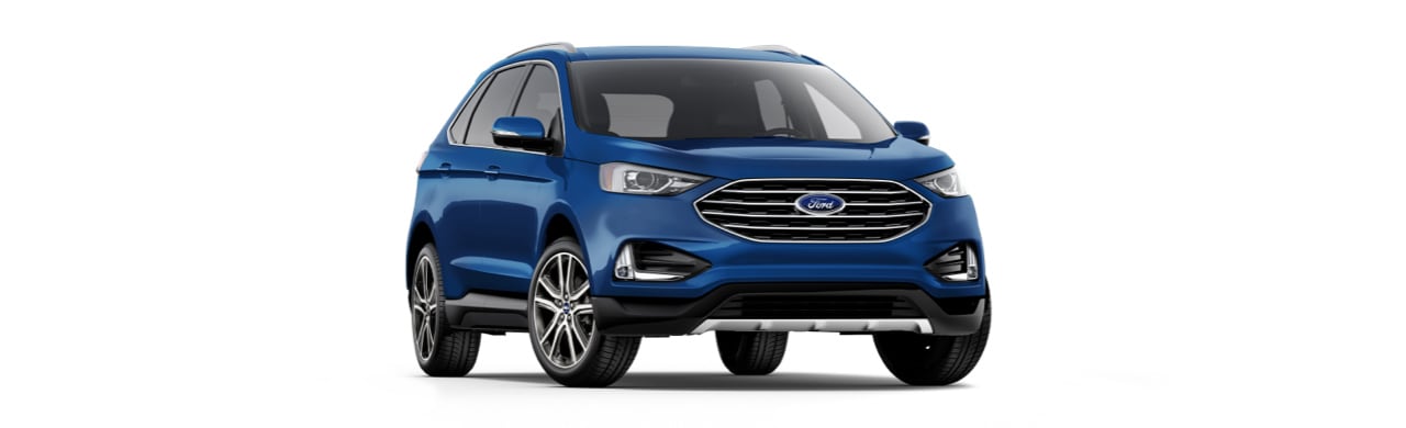 Ford Edge 2023, la Camioneta SUV de gran Tecnología y Confort en color Azul Atlas