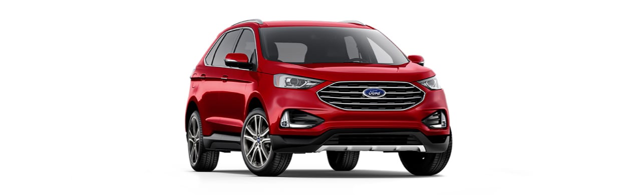 Ford Edge 2023, la Camioneta SUV de gran Tecnología y Confort en color Rojo Cereza