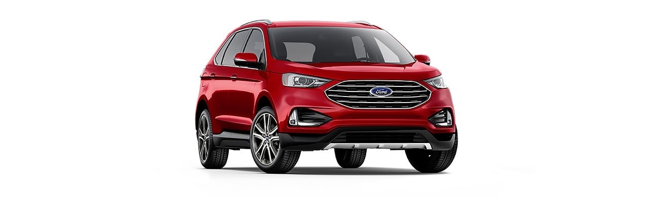 Ford Edge 2024, la Camioneta SUV de gran Tecnología y Confort en color Rojo Cereza