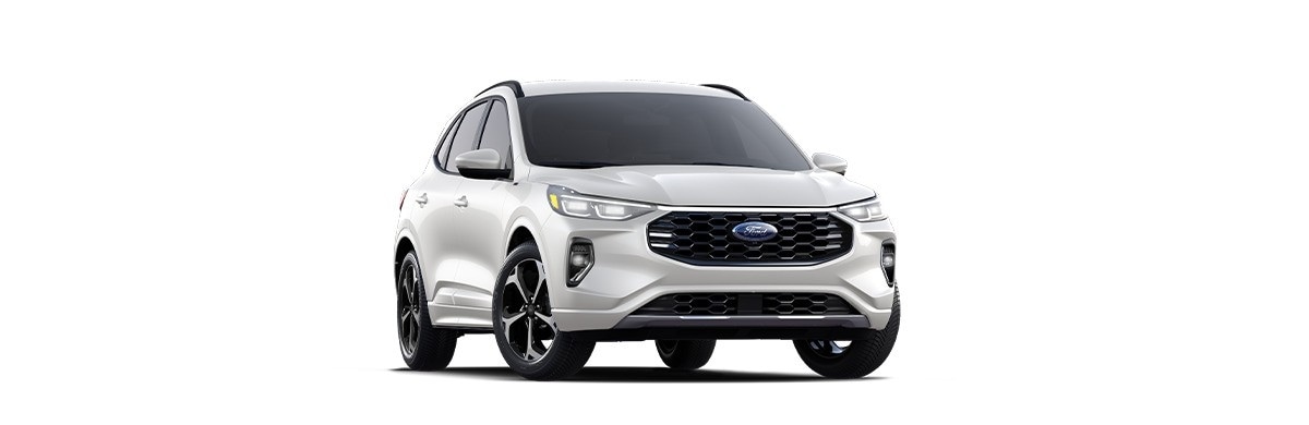 Ford Escape 2023, Nueva Camioneta SUV Híbrida en Color Blanco Metálico