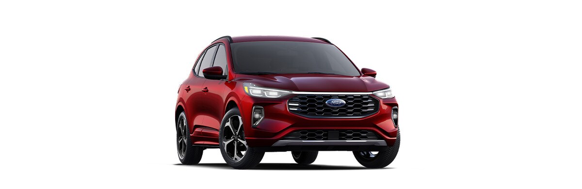Ford Escape 2023, Nueva Camioneta SUV Híbrida en Color Rojo Cereza