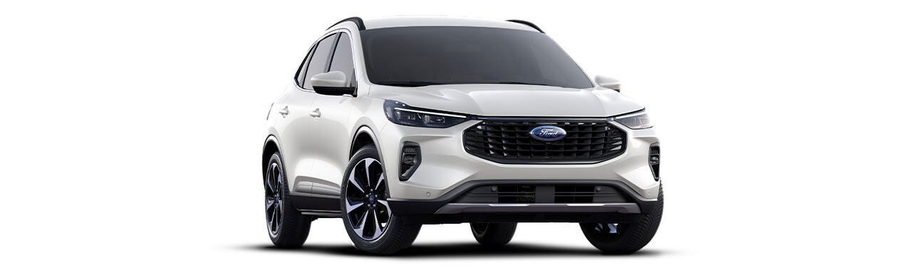 Ford Escape 2024, Nueva Camioneta SUV Híbrida en Color Blanco Metálico