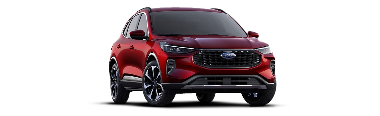 Ford Escape 2024, Nueva Camioneta SUV Híbrida en Color Rojo Cereza