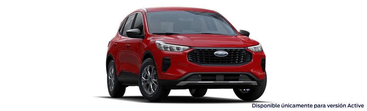Ford Escape 2024, Nueva Camioneta SUV Híbrida en Color Rojo Racing