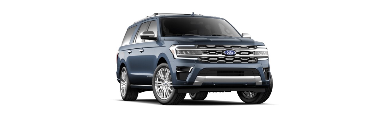 Camioneta SUV Familiar Ford Expedition 2022 para 8 Pasajeros Color Azul Cobalto