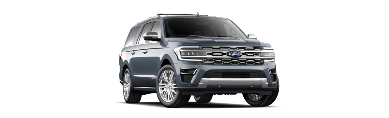 Camioneta SUV Familiar Ford Expedition 2022 para 8 Pasajeros Color Azul Infinito