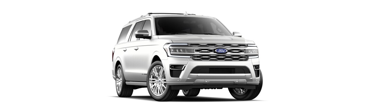 Camioneta SUV Familiar Ford Expedition 2022 para 8 Pasajeros Color Blanco Metálico