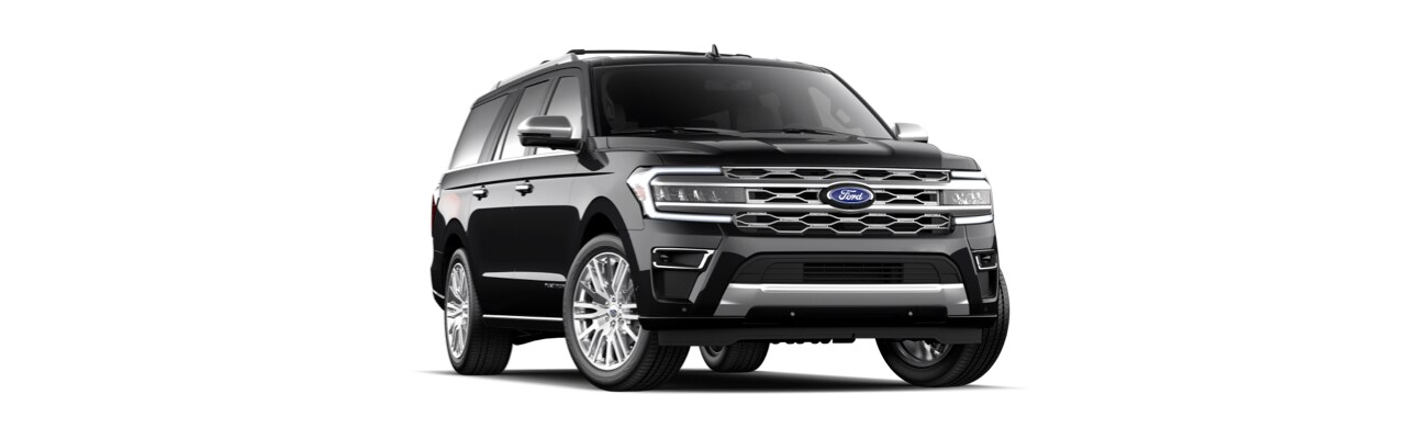 Camioneta SUV Familiar Ford Expedition 2022 para 8 Pasajeros Color Negro Obsidiana